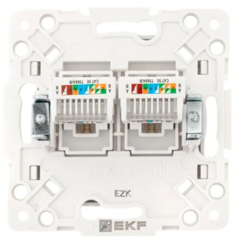 фото Розетка компьютерная Механизм EKF EYK02-035-10 в Уфе