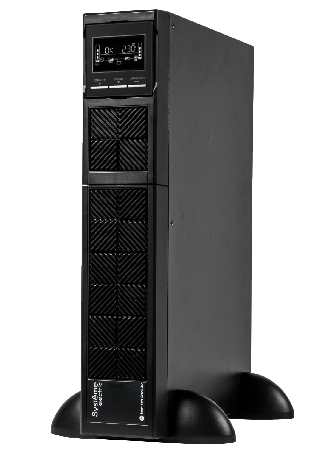 

Источник бесперебойного питания Systeme Electric SRVSE3KRTXLI Smart-Save Online SRV 3000 ВА, конвертируемый форм-фактор 4U, 230 В, 6 розеток IEC C13, SRVSE3KRTXLI