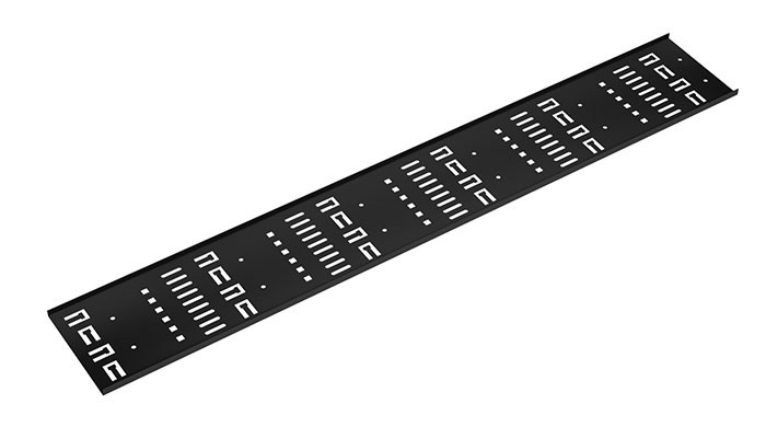 

Кабельный организатор Cabeus VCM-22U-BK вертикальный перфорированный в шкаф 22U, металлический, цвет черный (RAL 9004), VCM-22U-BK