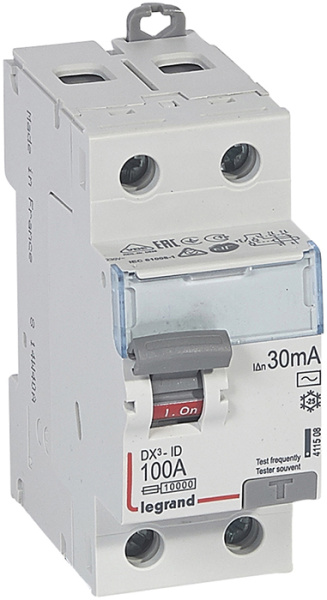 Изображение товара Выключатель дифференциального тока (ВДТ, УЗО) Legrand 411508