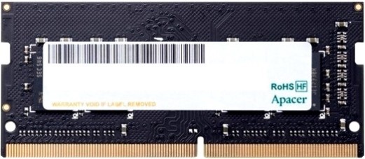 

Модуль памяти SODIMM DDR4 32GB Apacer ES.32G21.PSI PC4-25600 3200MHz CL22 1.2V RTL, ES.32G21.PSI