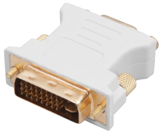 

Переходник Rexant 17-6821 штекер DVI-I - гнездо VGA, 17-6821