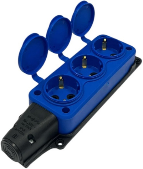 фото Удлинитель силовой iTOK i-CONNECT-COLOR-SUR-PVS-325-3-54-20-BLUE в Волгограде
