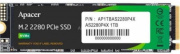 фото Накопитель SSD Apacer AS2280P4 1000 ГБ