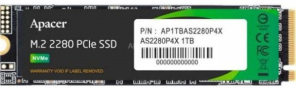 фото Накопитель SSD M.2 2280 Apacer AS2280P4 в Уфе 1000 ГБ