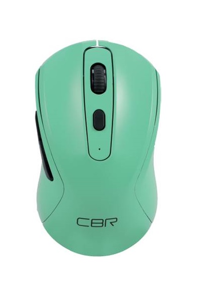 

Мышь Wireless CBR CM 522 mint, 2,4 ГГц, 800/1200/1600 dpi, 6 кнопок и колесо прокрутки, технология "бесшумный клик", ABS-пластик, CM 522