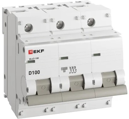 фото Автоматический выключатель  EKF mcb47100-3-100D-pro в Уфе