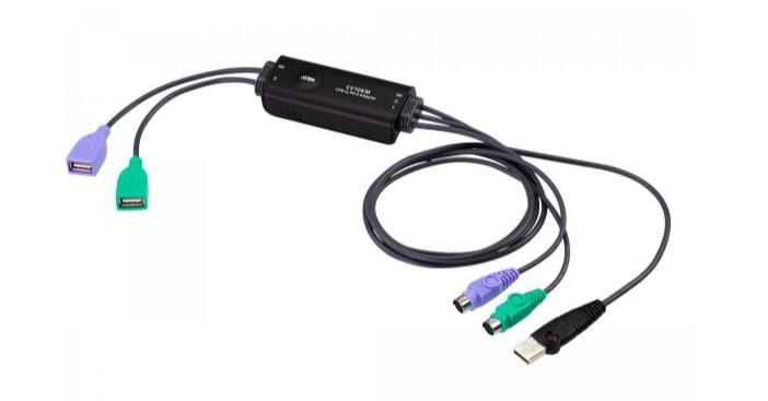 

Конвертер Aten CV10KM-AT интерфейса USB — PS/2, CV10KM-AT