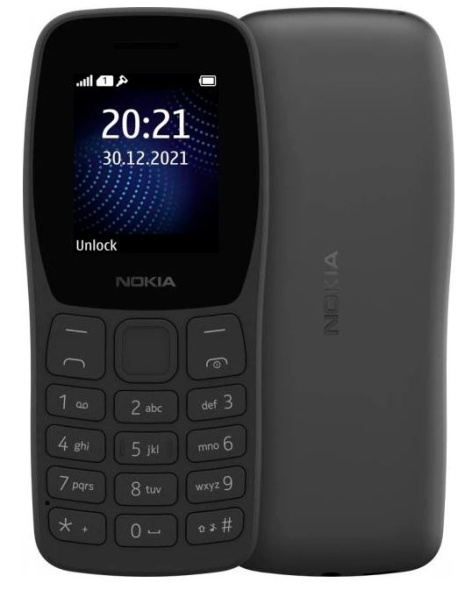 Изображение товара Мобильный телефон Nokia 105 TA-1423 SS 2G однокартный черный
