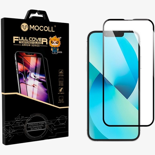 

Защитное стекло MOCOLL ARROW P3PR для iPhone 14/13/13 Pro, приватное, закаленное Japan Asahi, 2.5D, 9H, ARROW