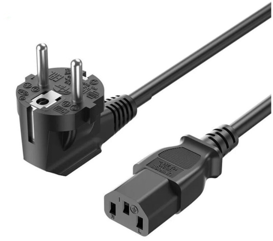 Изображение товара Кабель питания Vention ZCJBAC C13 1.8 м угловой вход прямой выход