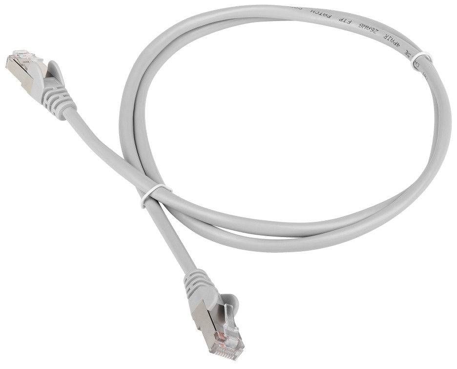 

Кабель патч-корд F/UTP 6 кат. 10м. TWT TWT-45-45-10/S6-GY с заливными колпачками, серый, TWT-45-45-10/S6-GY