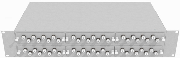 фото Кросс оптический стоечный  TopLAN КРС-Top-2U-48FC/U-OM2-GY в Уфе