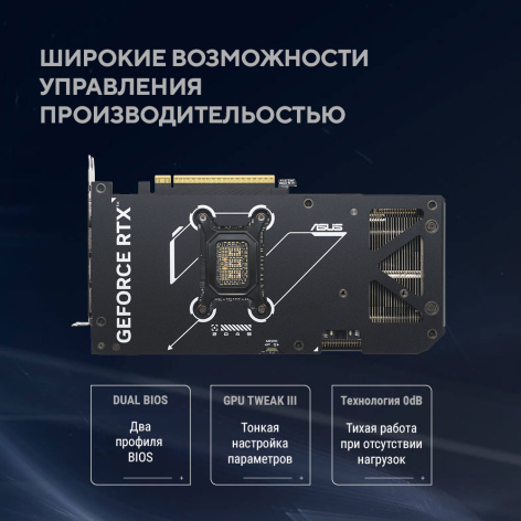 фото Видеокарта ASUS GeForce RTX 5070 DUAL OC (DUAL-RTX5070-O12G) в Омске