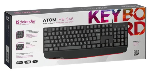 фото Клавиатура  Defender ATOM HB-546 RU в Уфе