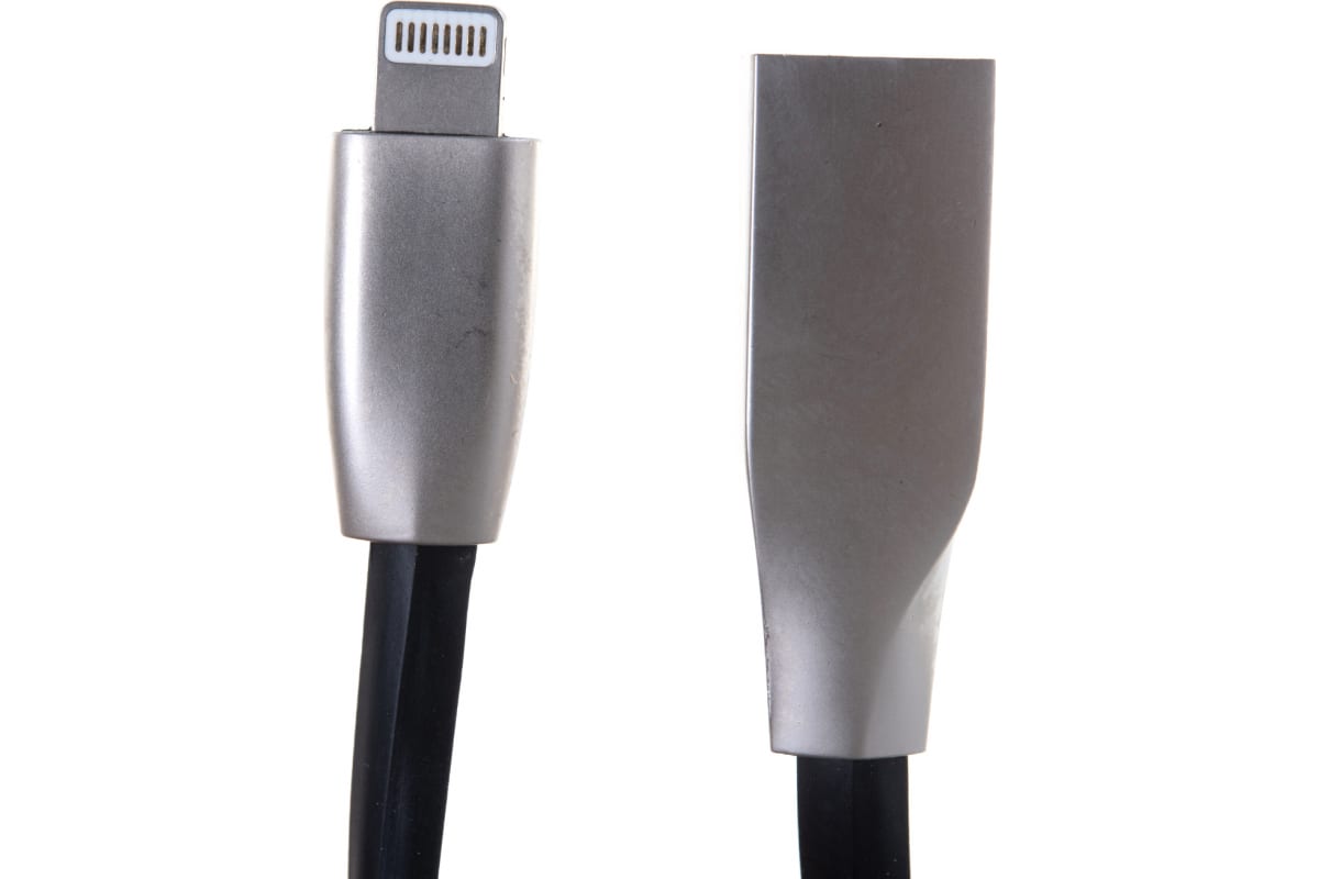 

Кабель интерфейсный Cablexpert CC-G-APUSB01Bk-3M для Apple AM/Lightning, черный, блистер, CC-G-APUSB01Bk-3M