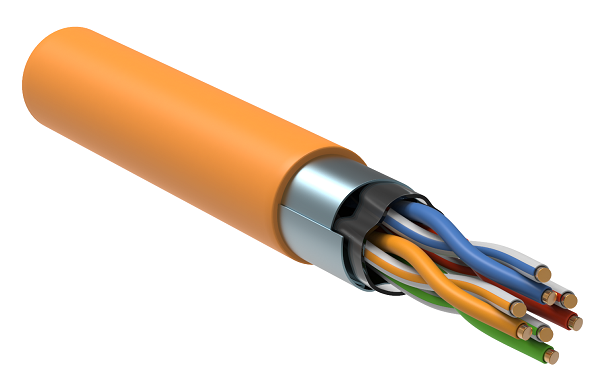 

Кабель витая пара F/UTP 5e кат. 4 пары ITK LC1-C5E04-327 24AWG solid, LSZH, 305м, оранжевый, LC1-C5E04-327