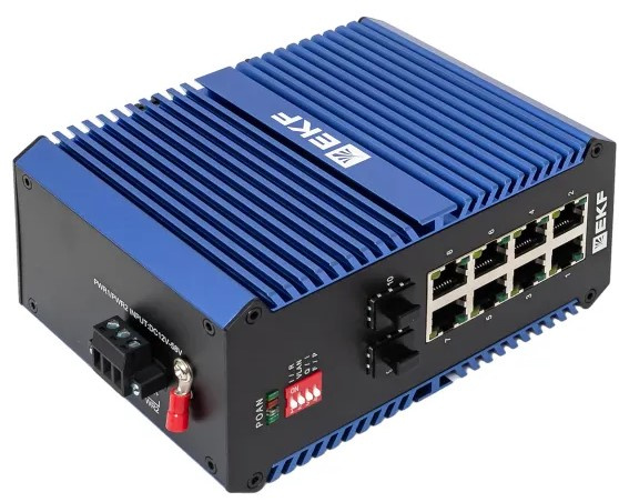 фото Коммутатор промышленный неуправляемый EKF TSX-U-2GX/SFP-8GTP в Волгограде