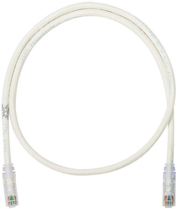 

Кабель патч-корд Panduit NK6PC3MY вилка RJ-45-вилка RJ-45 кат.6 3м белый, NK6PC3MY