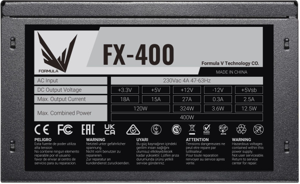 фото Блок питания  FORMULA FX-400 в Челябинске