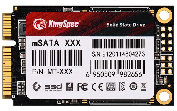 

Накопитель SSD mSATA KINGSPEC MT-512 512GB 560/540MB/s MTBF 1M 240 TBW, MT-512