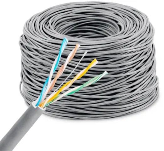 

Кабель витая пара U/UTP 5e кат. 4 пары KINGPRICE KP-UTP-C5E-0.5MM-CU-305M сетевой solid 0.50мм Cu 305м серый (2029715), KP-UTP-C5E-0.5MM-CU-305M