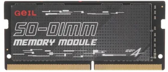 

Модуль памяти SODIMM DDR4 16GB Geil GS416GB3200C22SC PC25600 3200MHz CL22 1.2В, GS416GB3200C22SC