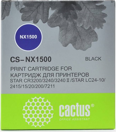 

Картридж Cactus CS-NX1500 для Star NX-1500/24xx/LC-8211, CS-NX1500