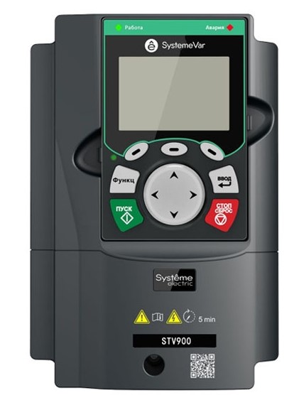 

Преобразователь частоты Systeme Electric STV900U22N4 STV900 G-тип: 2.2 кВт (P-тип: 3.0 кВт) 400В, STV900U22N4