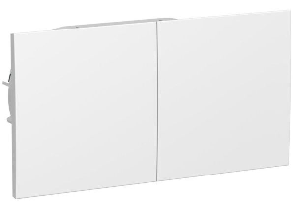 Изображение товара Розетка двойная с заземлением AtlasDesign Schneider Electric 2 поста жемчуг