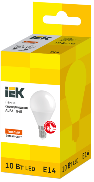 фото Лампа IEK LLA-G45-10-230-30-E14 в Краснодаре