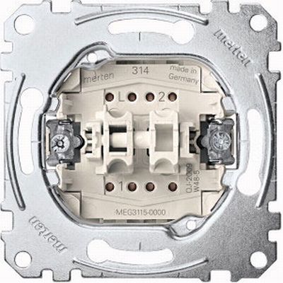 

Выключатель Schneider Electric MTN3155-0000 Merten QuickFlex (механизм) 2-клавишный кнопочный, 2НО контакта, 10А, 250В, IP20 (сх.5), MTN3155-0000
