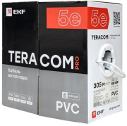 фото Кабель витая пара EKF TRP-5EFTP-04PVC-GY-IN3