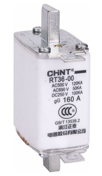 Изображение товара Плавкая вставка CHINT RT36 100 А 250 В ножевой контакт
