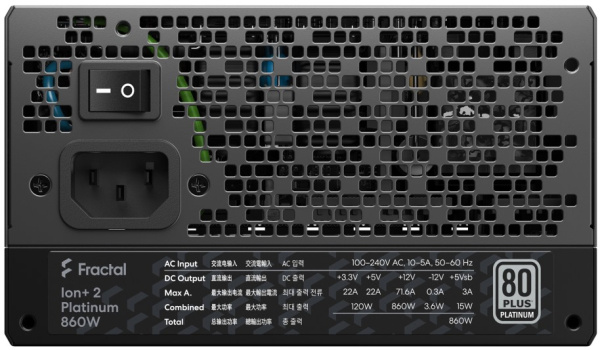 фото Блок питания ATX Fractal Design ION+ 2 Platinum