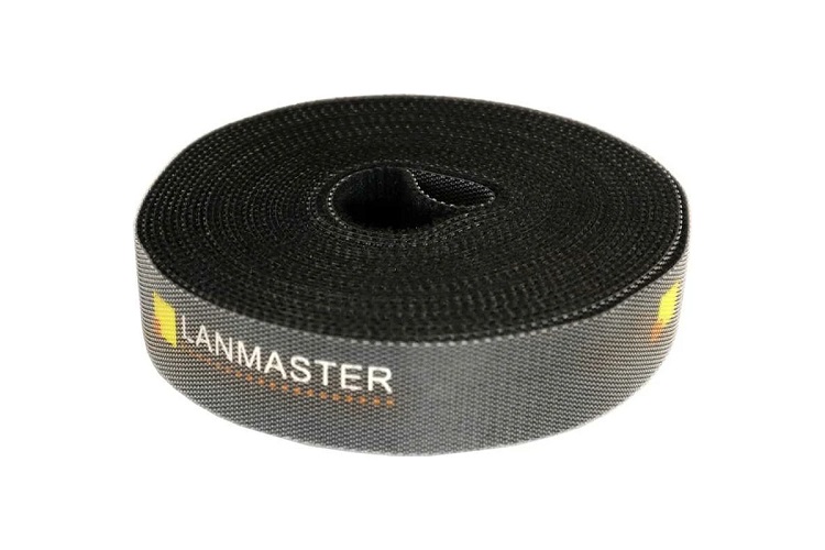 

Хомут Lanmaster LAN-VCM5M-BK липучка шириной 20 мм, 5 м, черный, LAN-VCM5M-BK