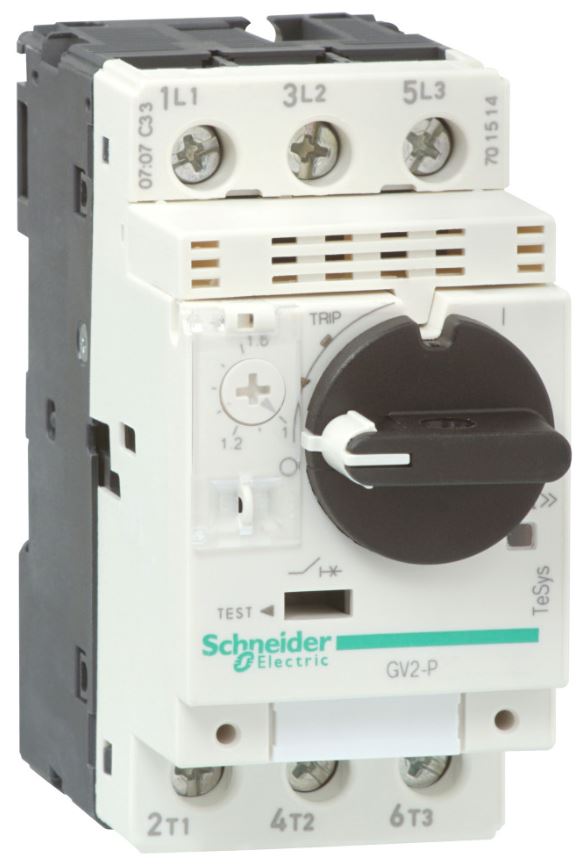 

Автоматический выключатель Schneider Electric GV2P01 с комбинированным расцепителем (0,1-0,16А) GV2, GV2P01