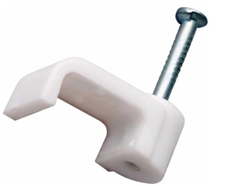 

Скоба Rexant 07-4205 плоская 5х2 мм, белый (50 шт/уп), 07-4205