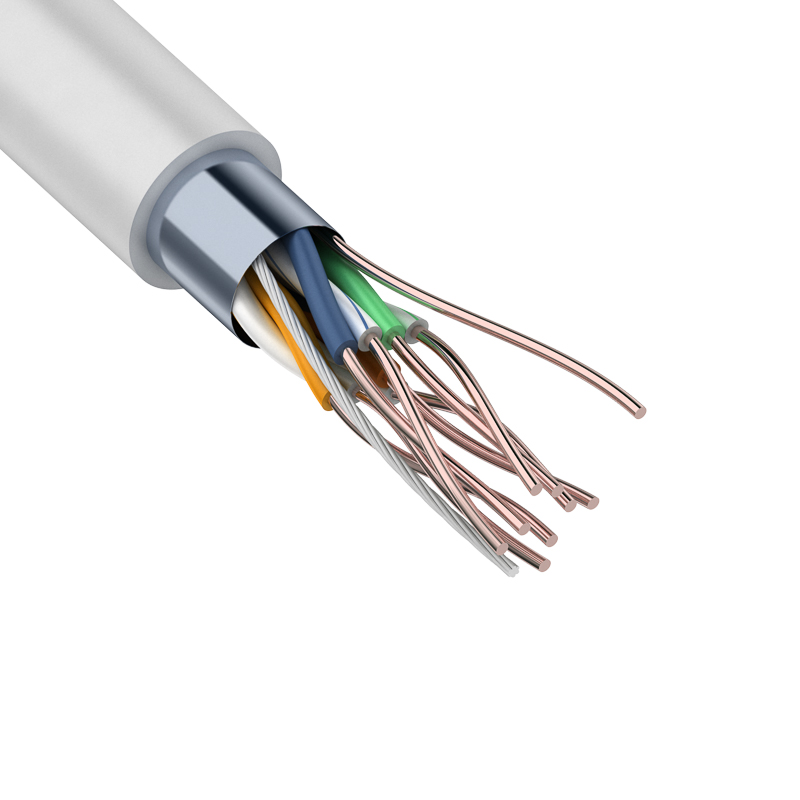

Кабель витая пара F/UTP 5e кат. 4 пары Rexant 01-0169 ZH нг(А)-HF, 24AWG, INDOOR, SOLID, серый, 305 м,, 01-0169