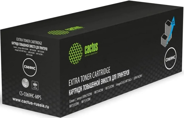 фото Картридж лазерный Cactus 069HC в Красноярске