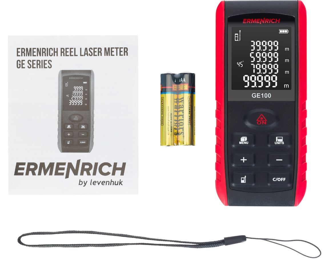 

Рулетка Ermenrich 83074 лазерная Reel PRO GE100, 83074