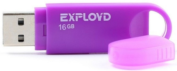 фото Накопитель USB 2.0 16GB Exployd EX-16GB-570-Purple в Самаре