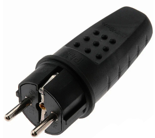 фото Каучуковая вилка  Filum FL-PLUG-EU-IP44-BK в Красноярске