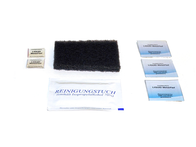 

Термопрокладка Coollaboratory CL-MP-3C2G-CS Liquid MetalPad 3xCPU & 2xGPU + CS, CL-MP-3C2G-CS