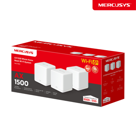 фото Роутер  Mercusys Halo H60X(3-pack) в Уфе