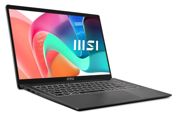 фото Ноутбук  MSI Modern 15 F1MG-1099RU в Омске 15.6 ", Core 7, 16 Гб RAM, 512 Гб SSD, Iris Xe Graphics, Серый