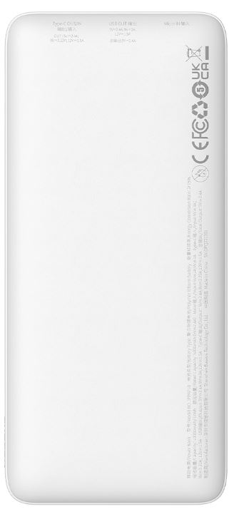 

Аккумулятор внешний портативный Baseus PPQD090002 Airpow White, PPQD090002