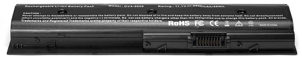 

Аккумулятор для ноутбука HP OEM DV6-7000 Pavilion DV4-5000, DV6-8000, DV6T, DV7-7000, DV7T-7000 Series. 11.1V 4400mAh PN: MO06, TPN-P102, DV6-7000