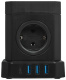 фото Сетевой фильтр  AGNI TP-VE4U5E-C-W-5m-black в Воронеже