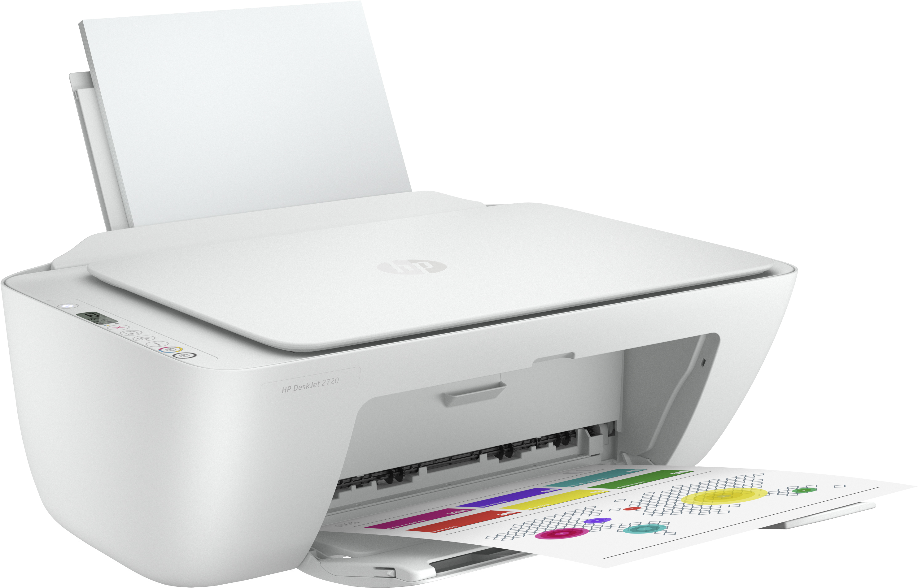

МФУ HP DeskJet 2720 3XV18B A4 WiFi USB белый, DeskJet 2720